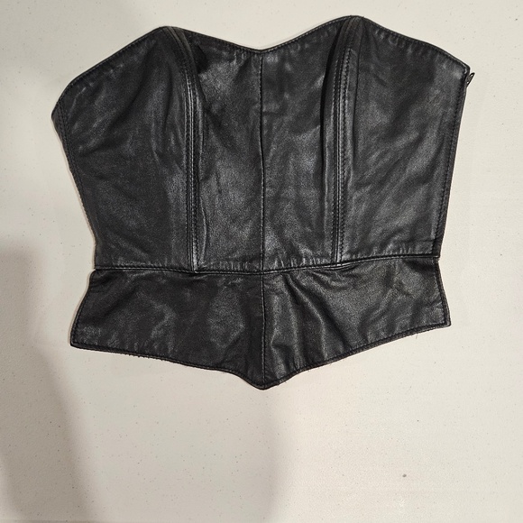 The Leather Ranch Corset Top - Picture 1 of 4